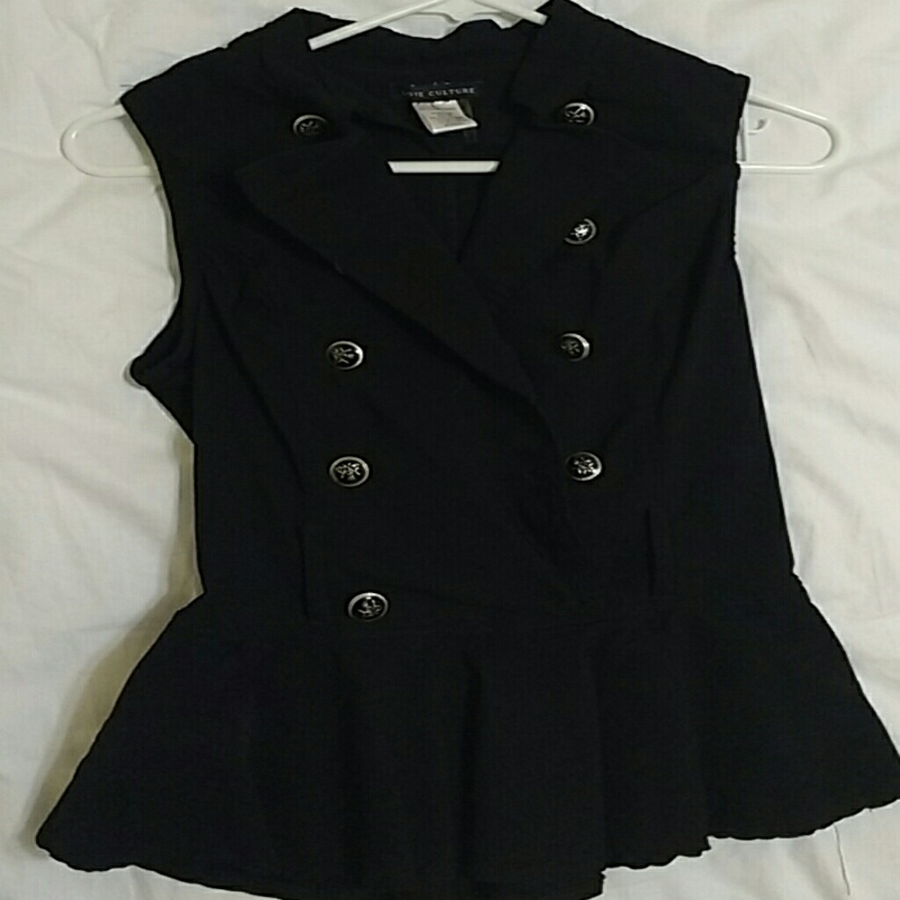 Black fashion top